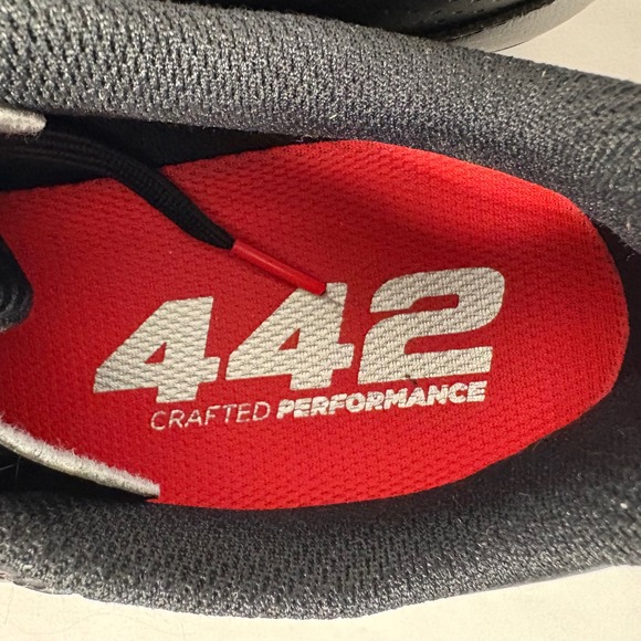 New Balance 442 V2 Team FG Soccer Cleats Black Leather Performance Mens 11 - Picture 8 of 9